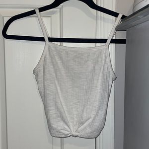 White Crop Top
